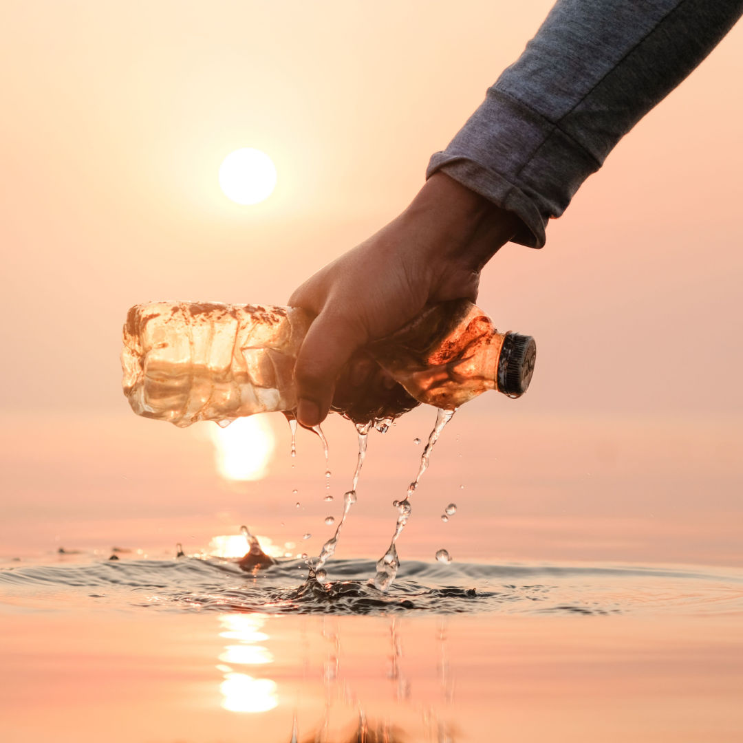 plastic bottle waste